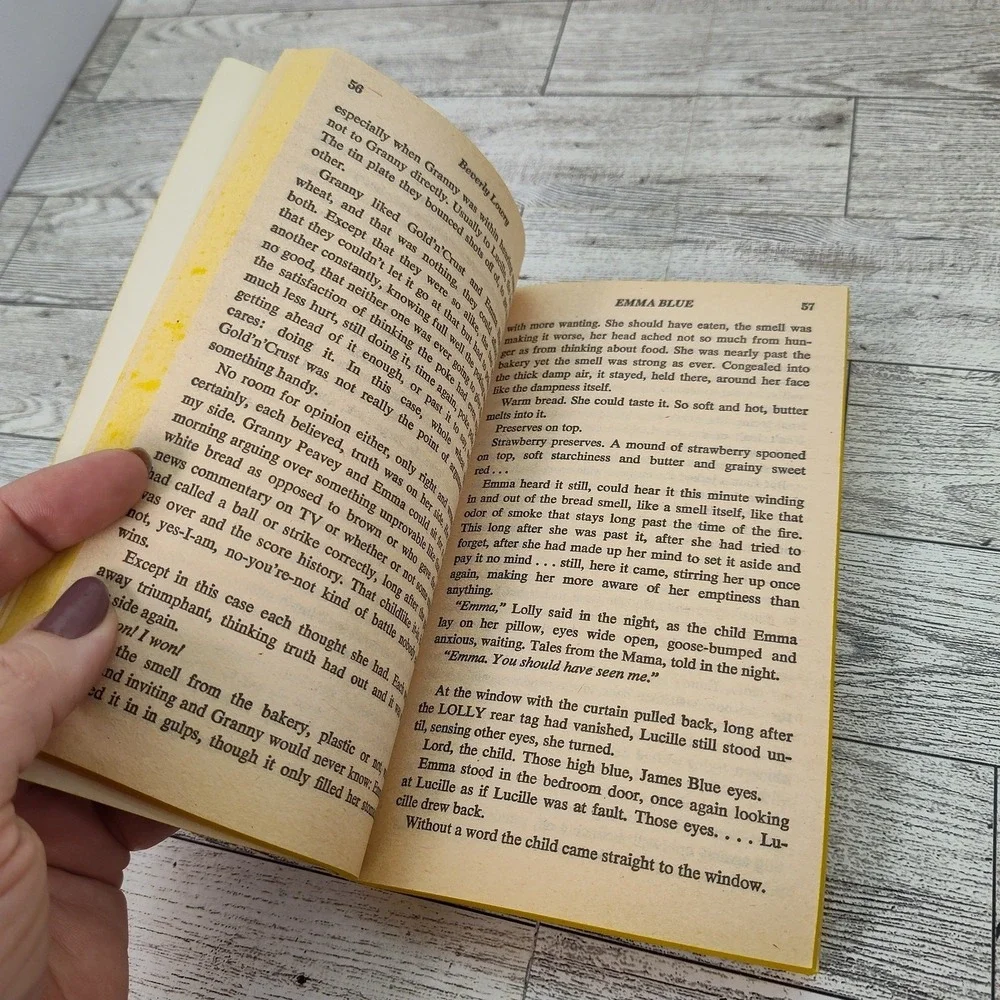 EMMA BLUE Beverly Lowry 1978 Popular‎ Library 1st Edition Paperback